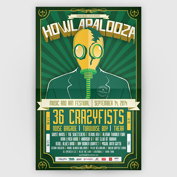 Howlapalooza Acts Poster