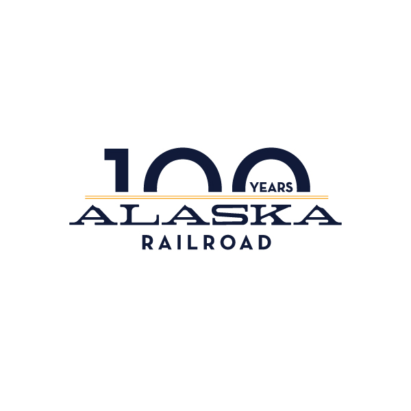 Alaska Railroad Centennial Logo